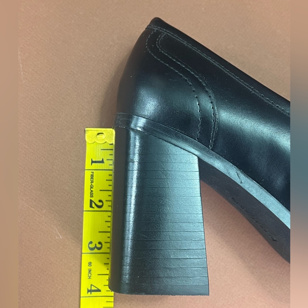 New Marc Fisher Women's Hamish Block Heel Square Toe Dress Loafers Size:7 1/2 - Picture 8 of 15